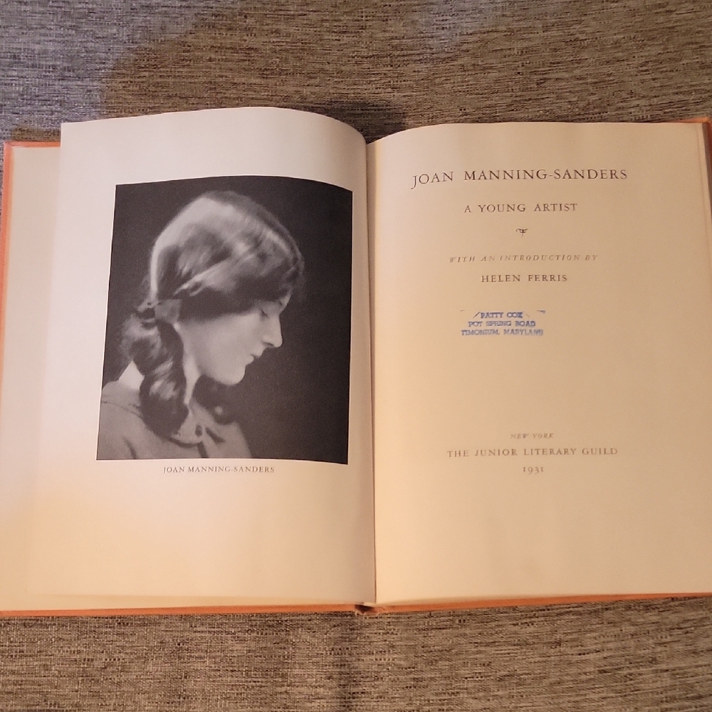 Joan Manning-Sanders Book